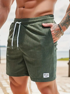 Men's Corduroy Casual Shorts