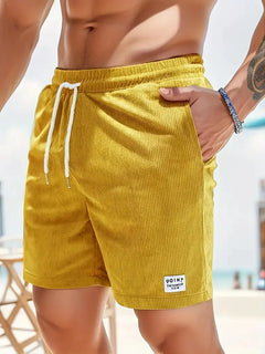 Men's Corduroy Casual Shorts