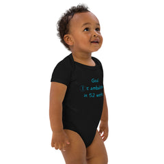 Organic Cotton Physical Therapy Slogan baby bodysuit