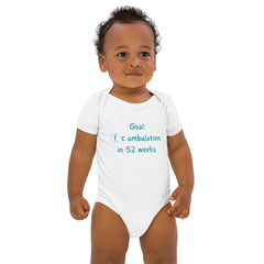 Organic Cotton Physical Therapy Slogan baby bodysuit